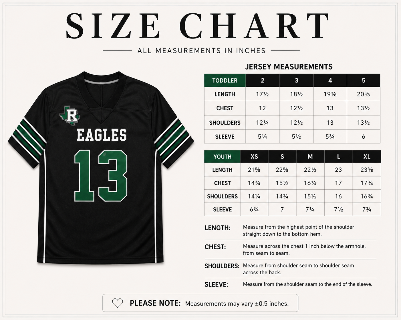 Ropesville Eagles Football Jersey
