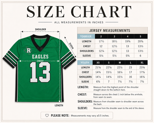 Ropesville Eagles Football Jersey