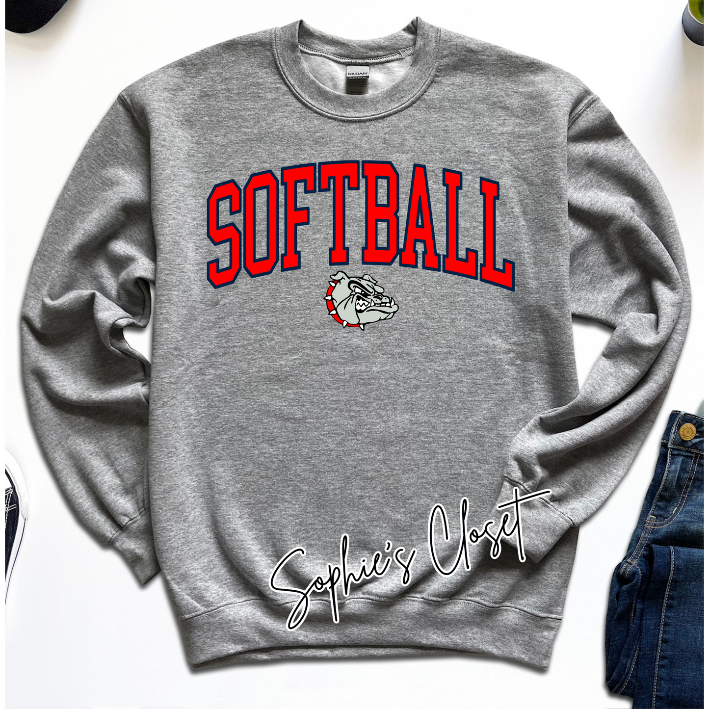 Lady Bulldogs Softball SHIRT ONLY