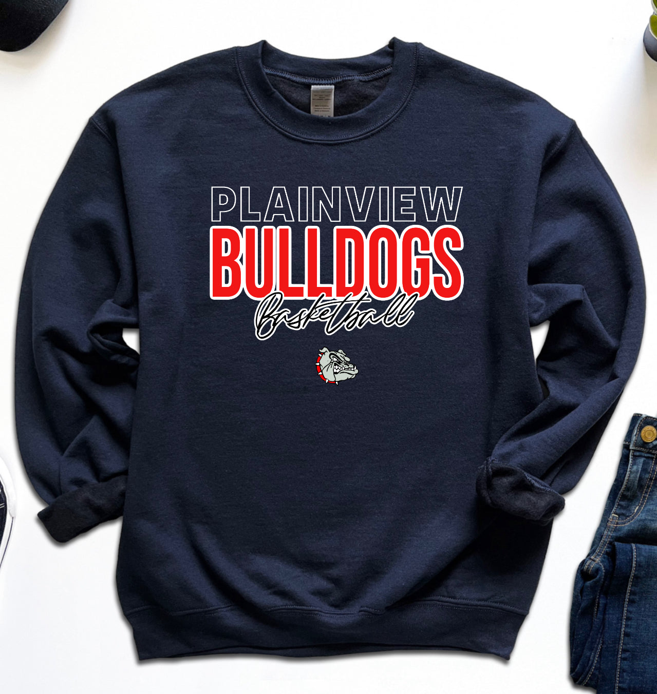 Plainview Basketball Navy