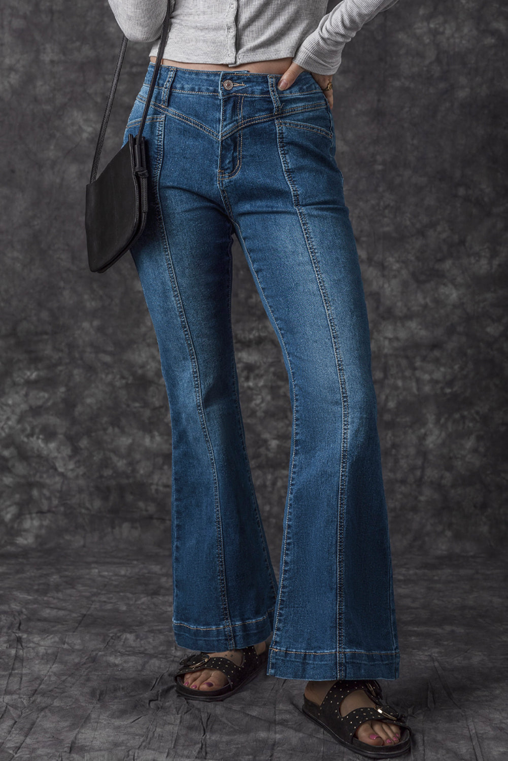Seam Stitched Jeans
