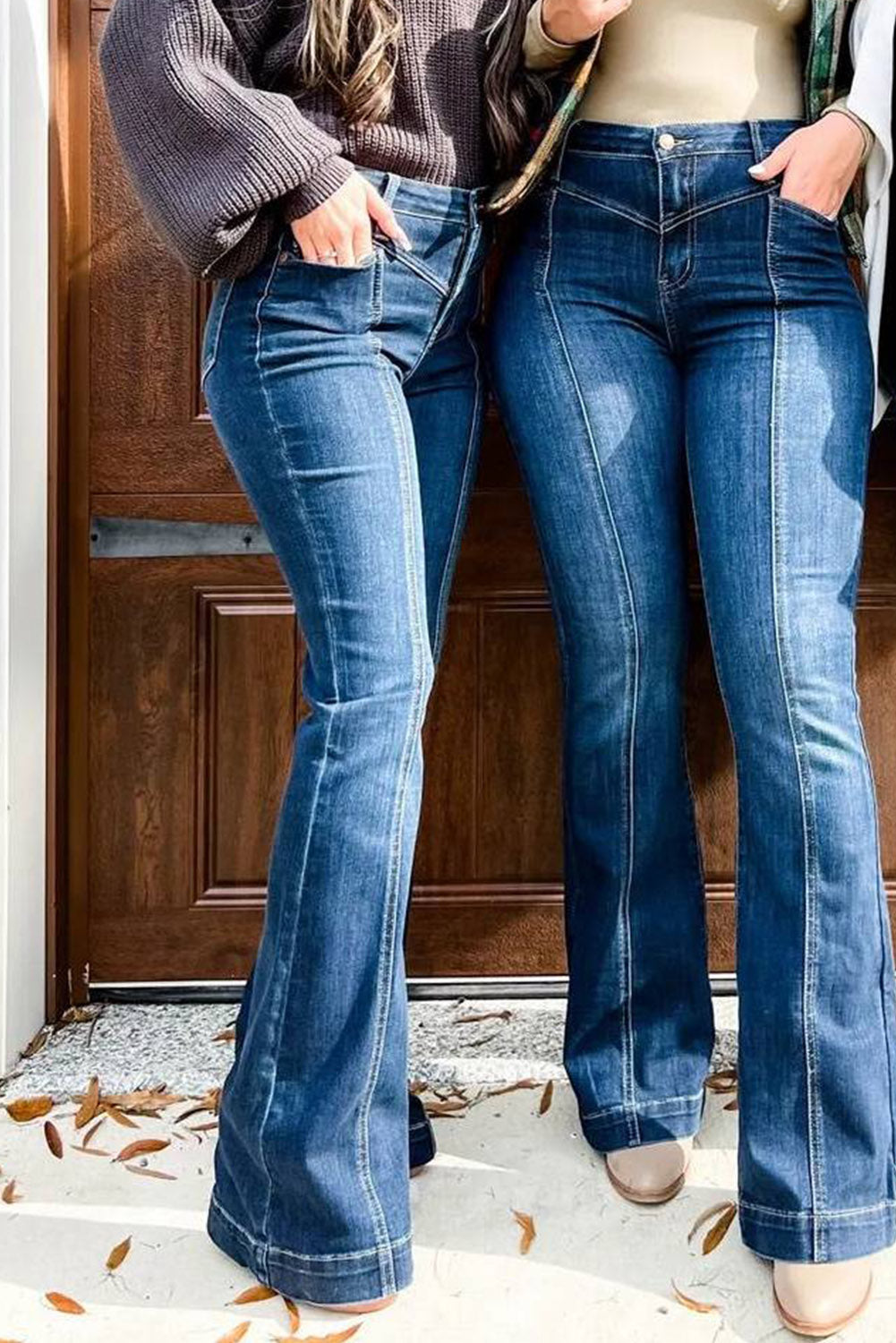 Seam Stitched Jeans