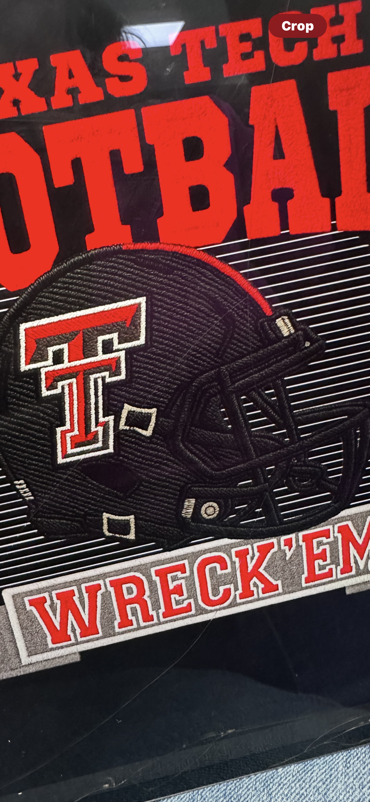 TTU Football Faux Embroider (digital)