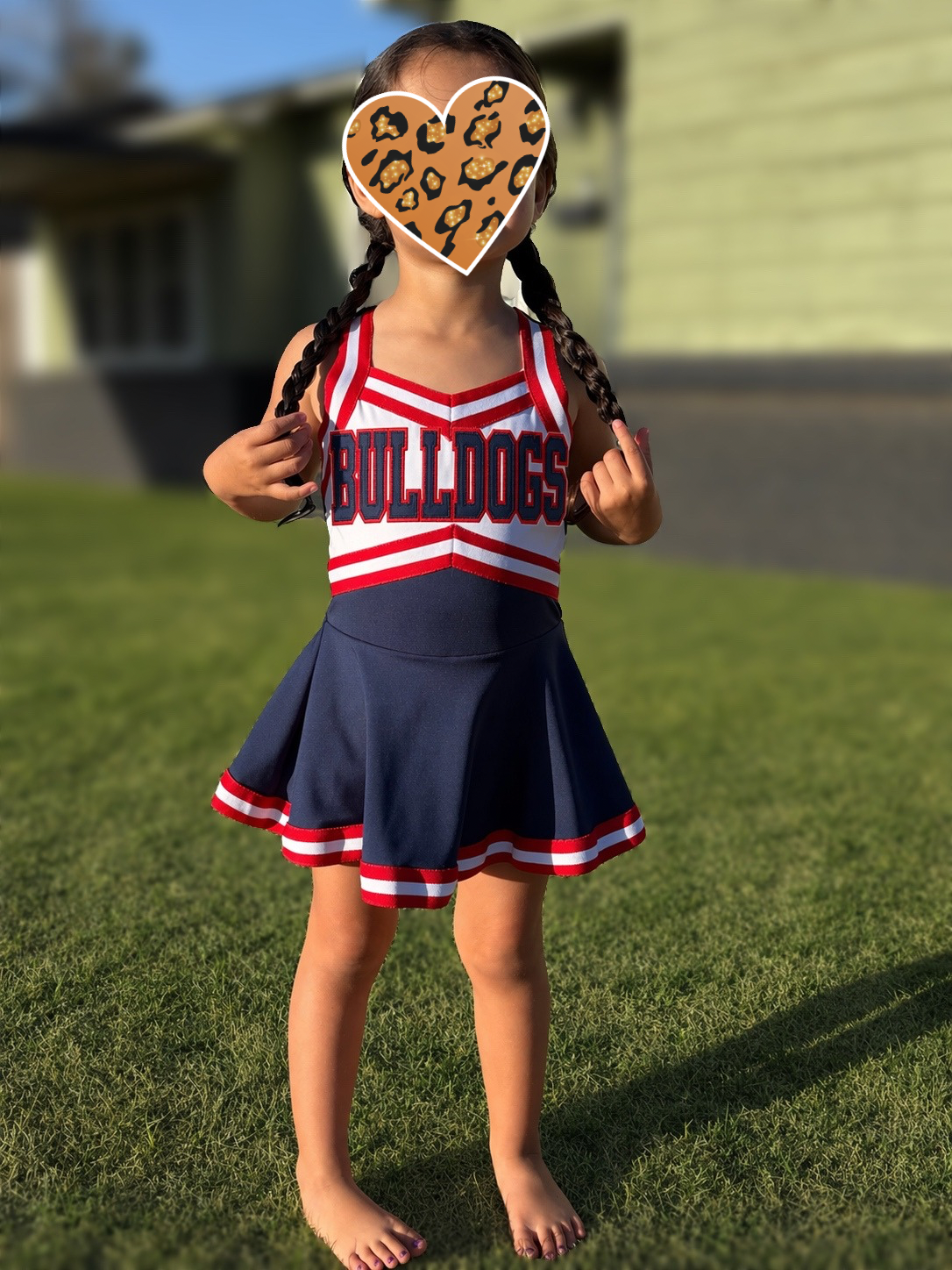 06/15 PREEORDER: Plainview Bulldogs Cheer Dress (Copy)