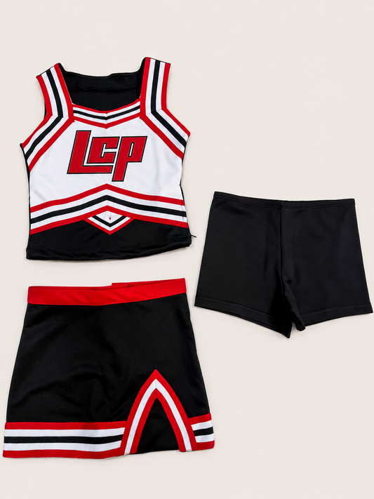 06/26 PRE-ORDER: Lubbock Cooper 2 Piece Cheer Uniform