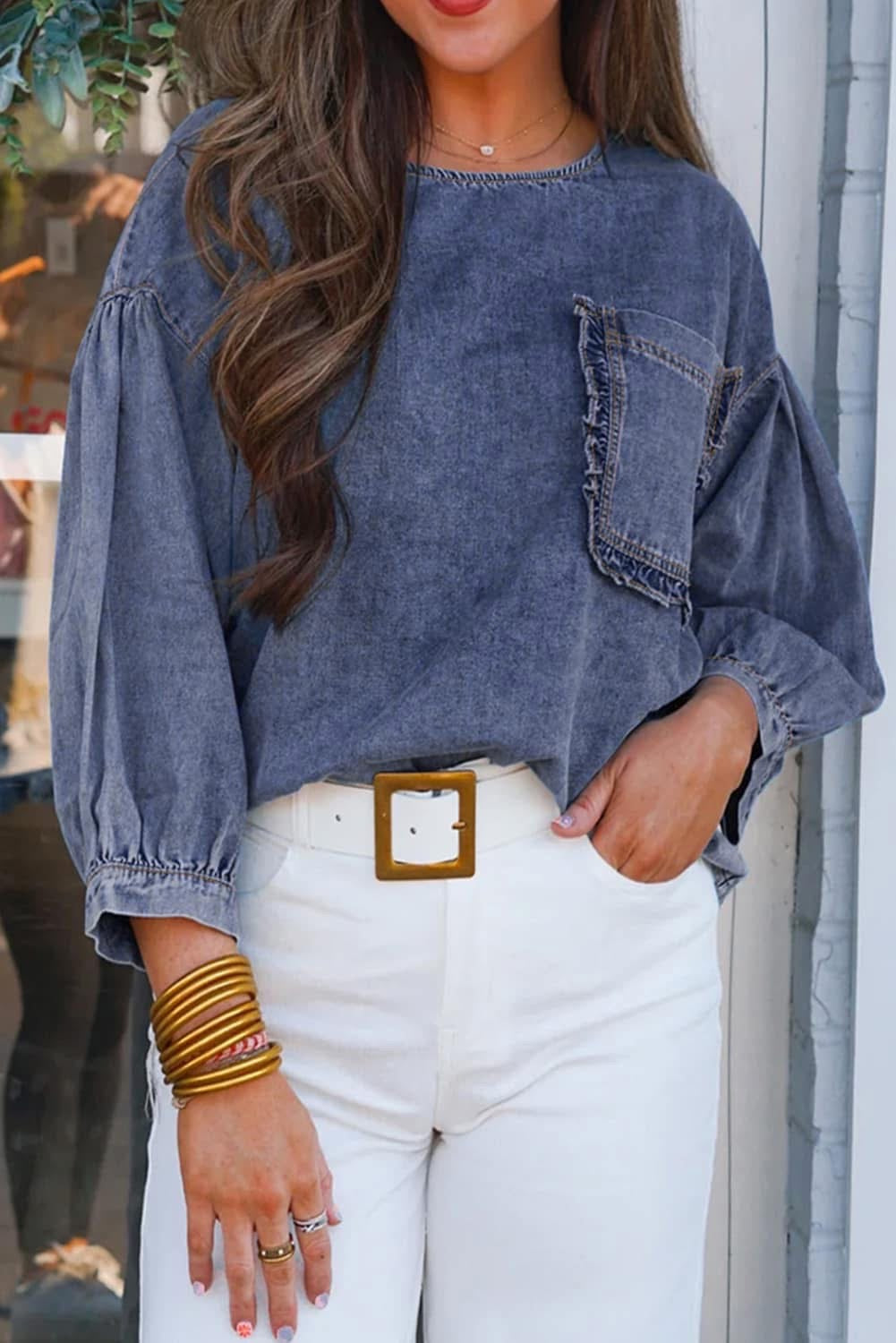 Denim Top