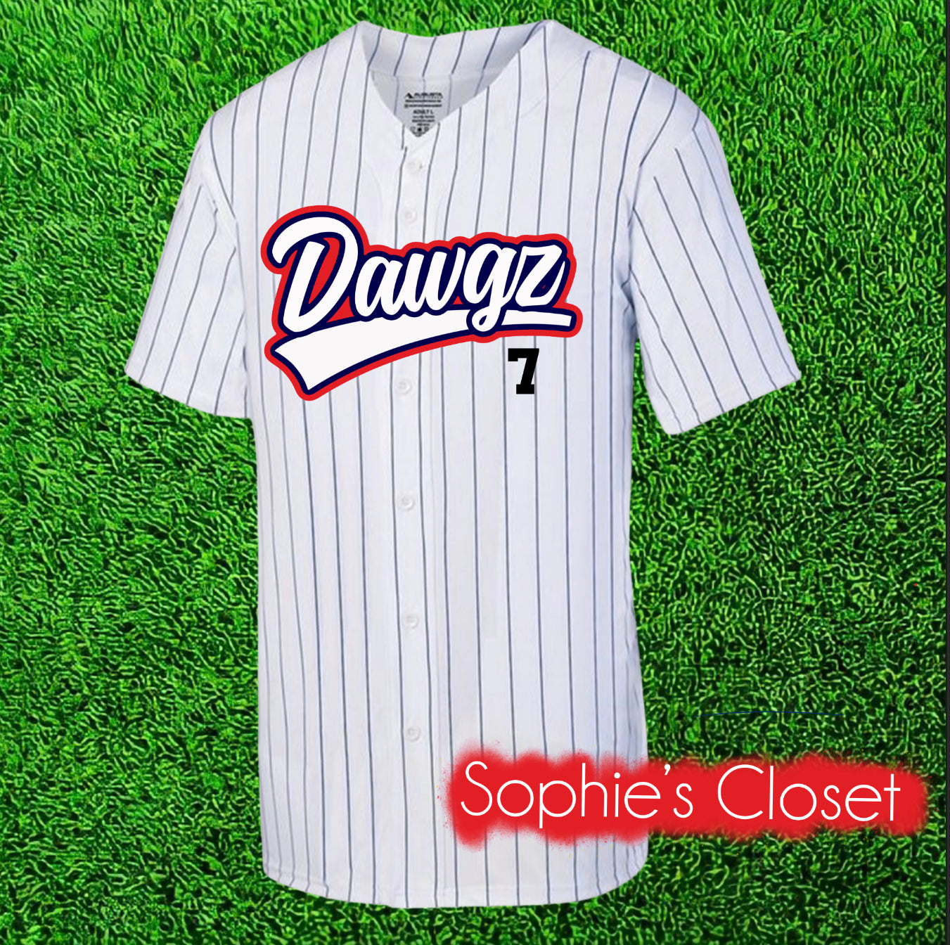 Custom Baseball Jersey – Sophie's Closett