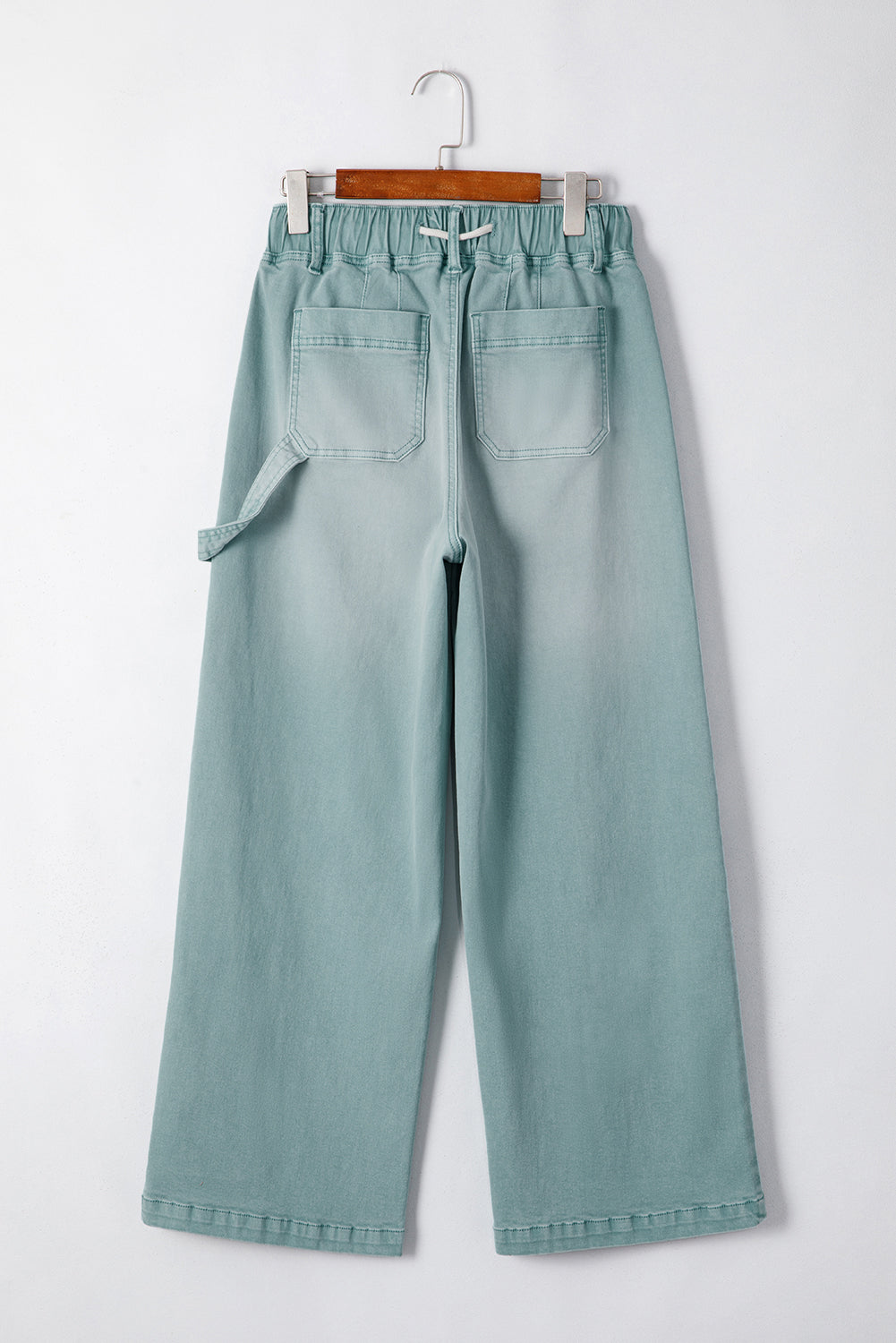 Smoke Green Drawstring Jeans