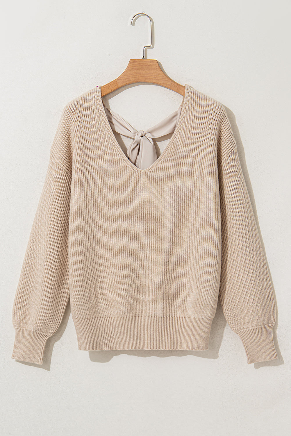 Back Bow Sweater Top