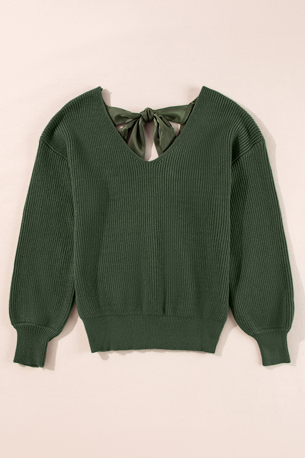 Back Bow Sweater Top