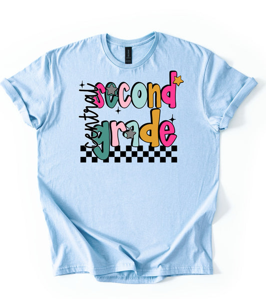 Second grade( Comfort Colors Tshirt)