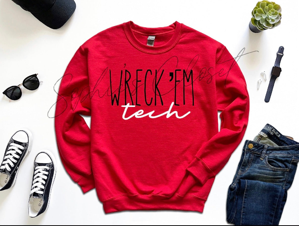 Wreck’em Tshirt Red