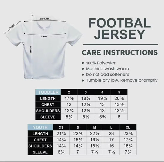 Olton Mustangs Football Jersey