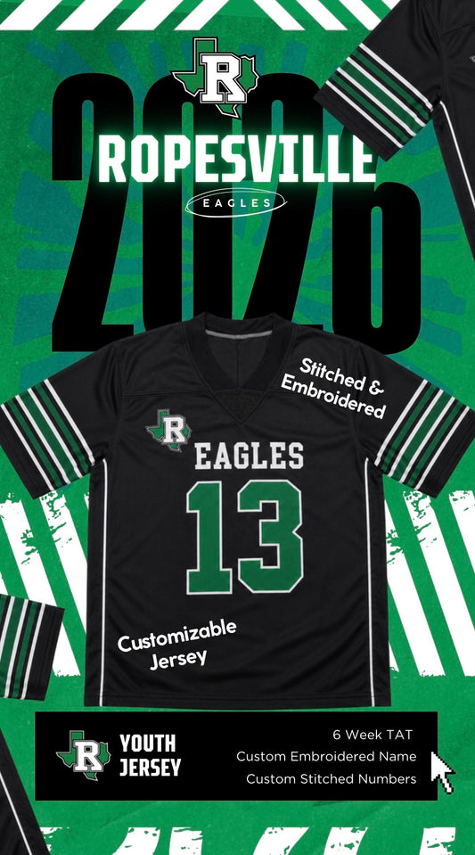 Ropesville Eagles Football Jersey
