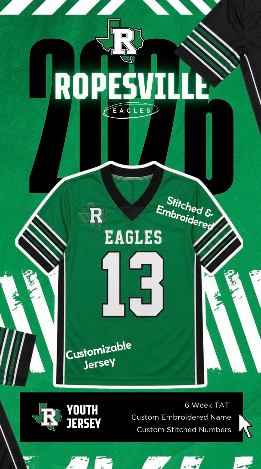 Ropesville Eagles Football Jersey