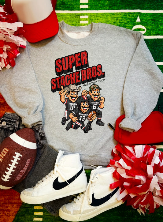 Stache Bros (Sport Grey)