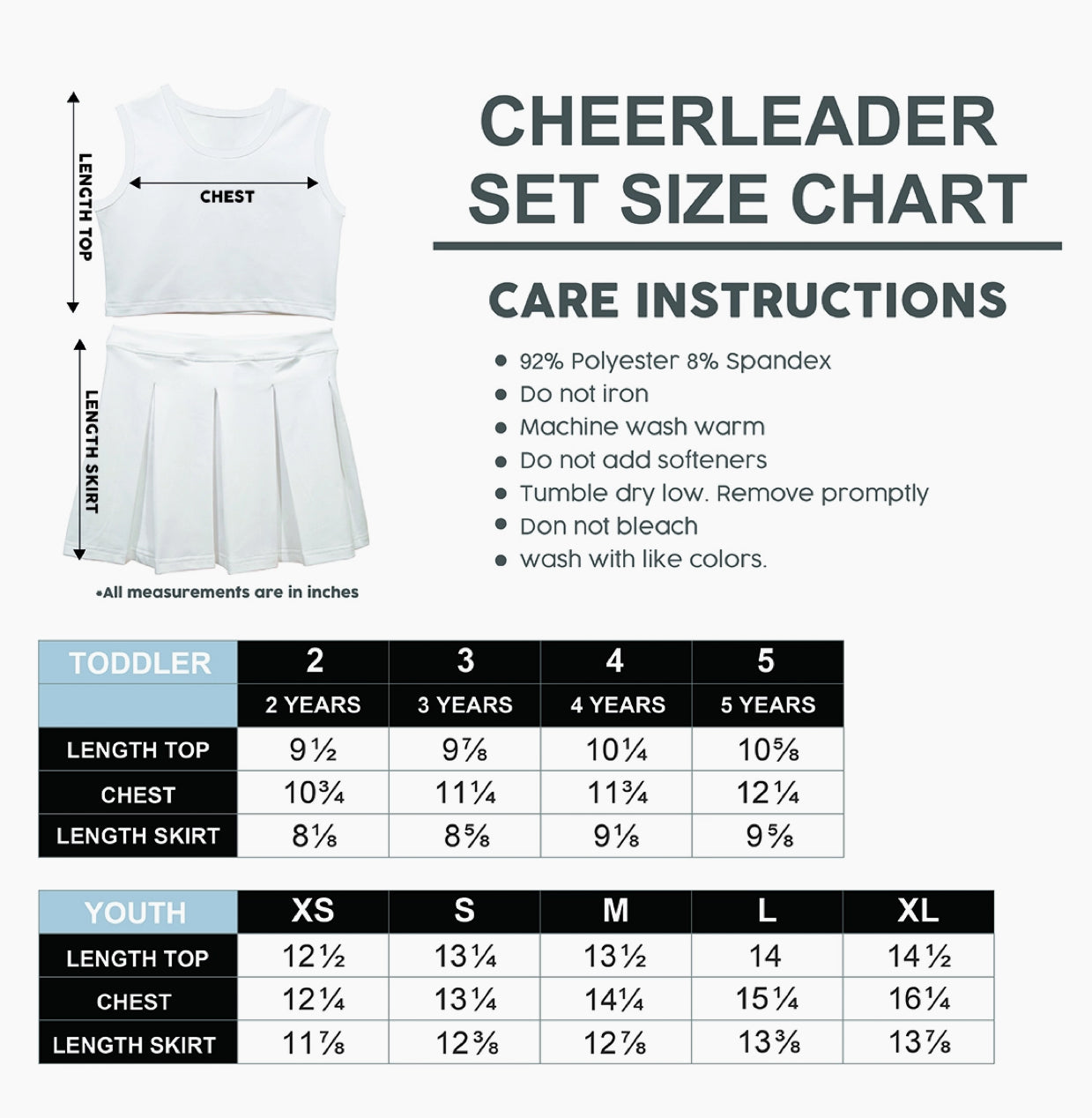 Plainview Bulldogs Cheer Dress